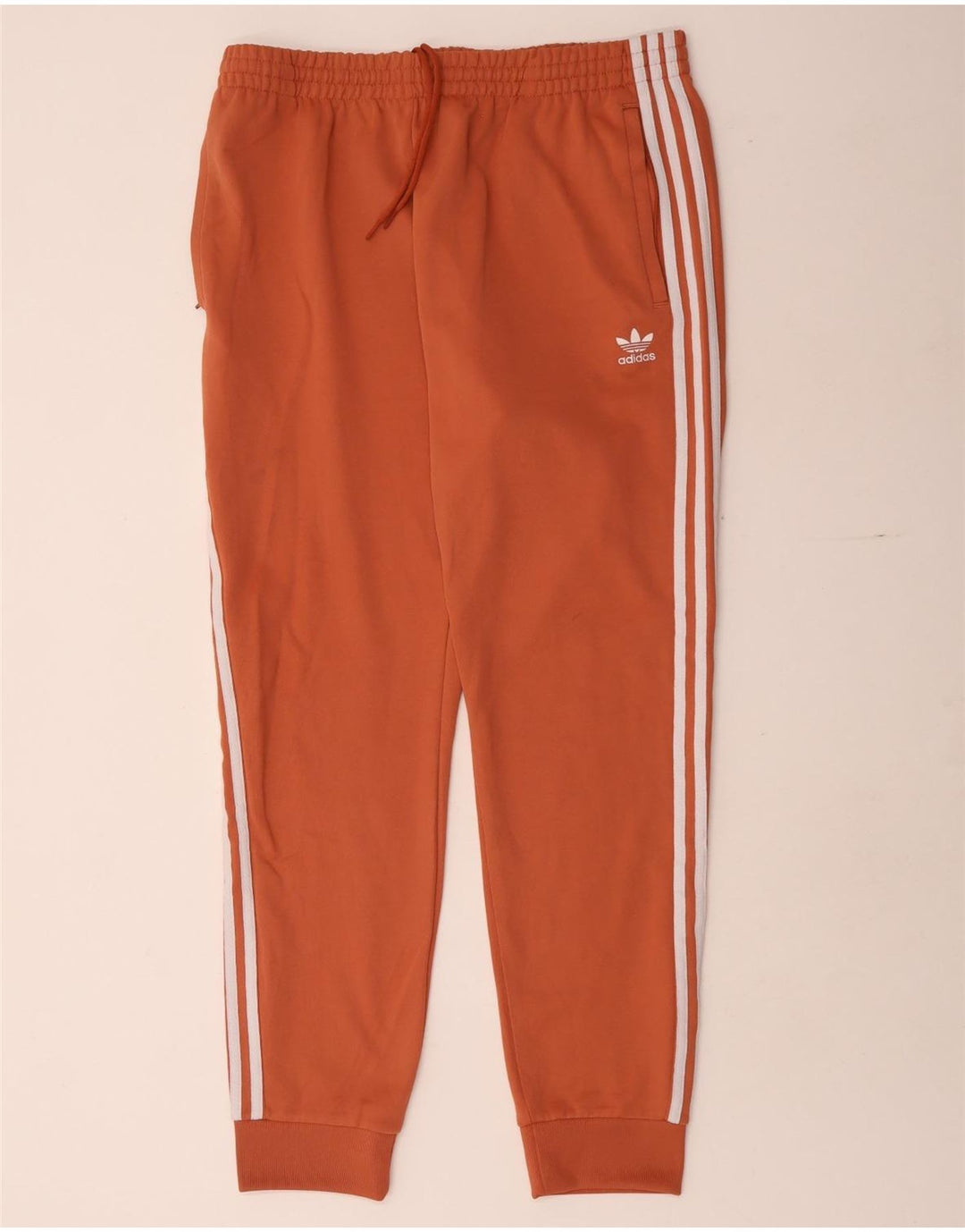 Мужские спортивные брюки Adidas Joggers XL оранжевого цвета из полиэстера