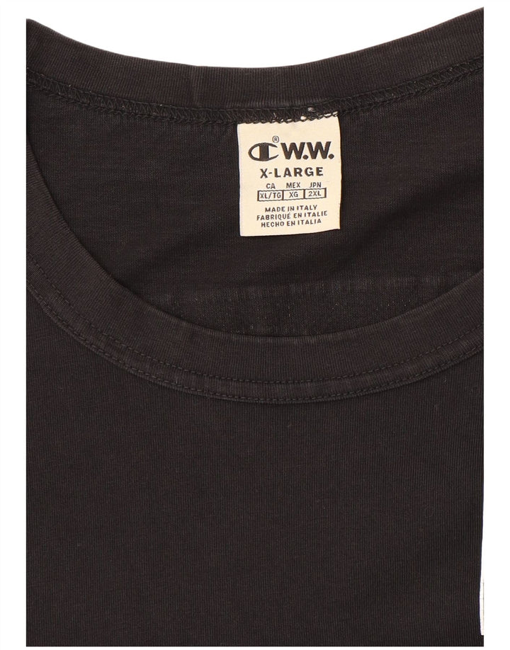 Мужская футболка с рисунком Champion Top XL, черная