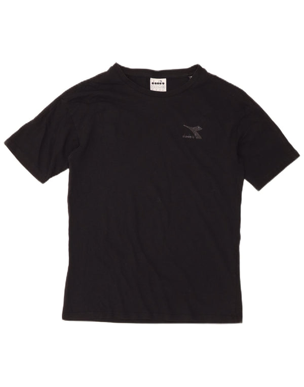 Женская футболка Diadora Top UK 6 XS, черный хлопок