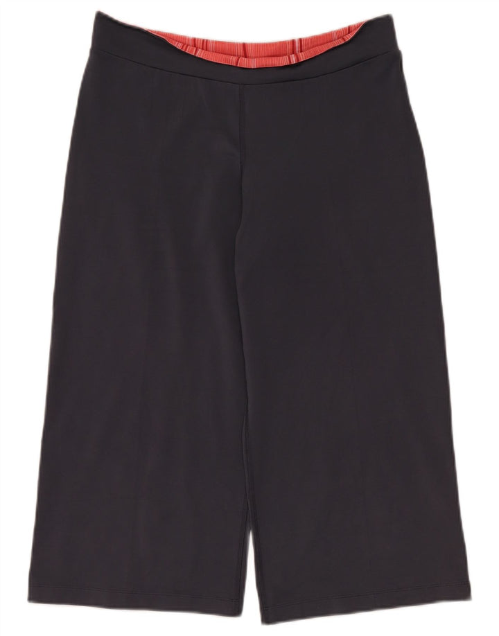 Женские капри широкие спортивные брюки ADIDAS UK 16, большие темно-синие