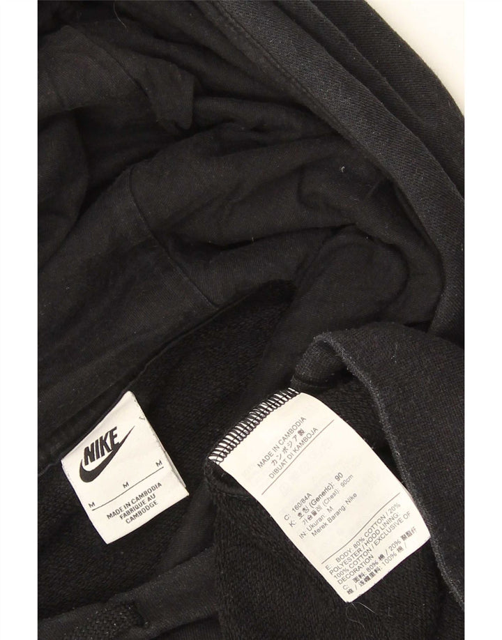 Мужской джемпер с капюшоном Nike, средний черный, хлопок