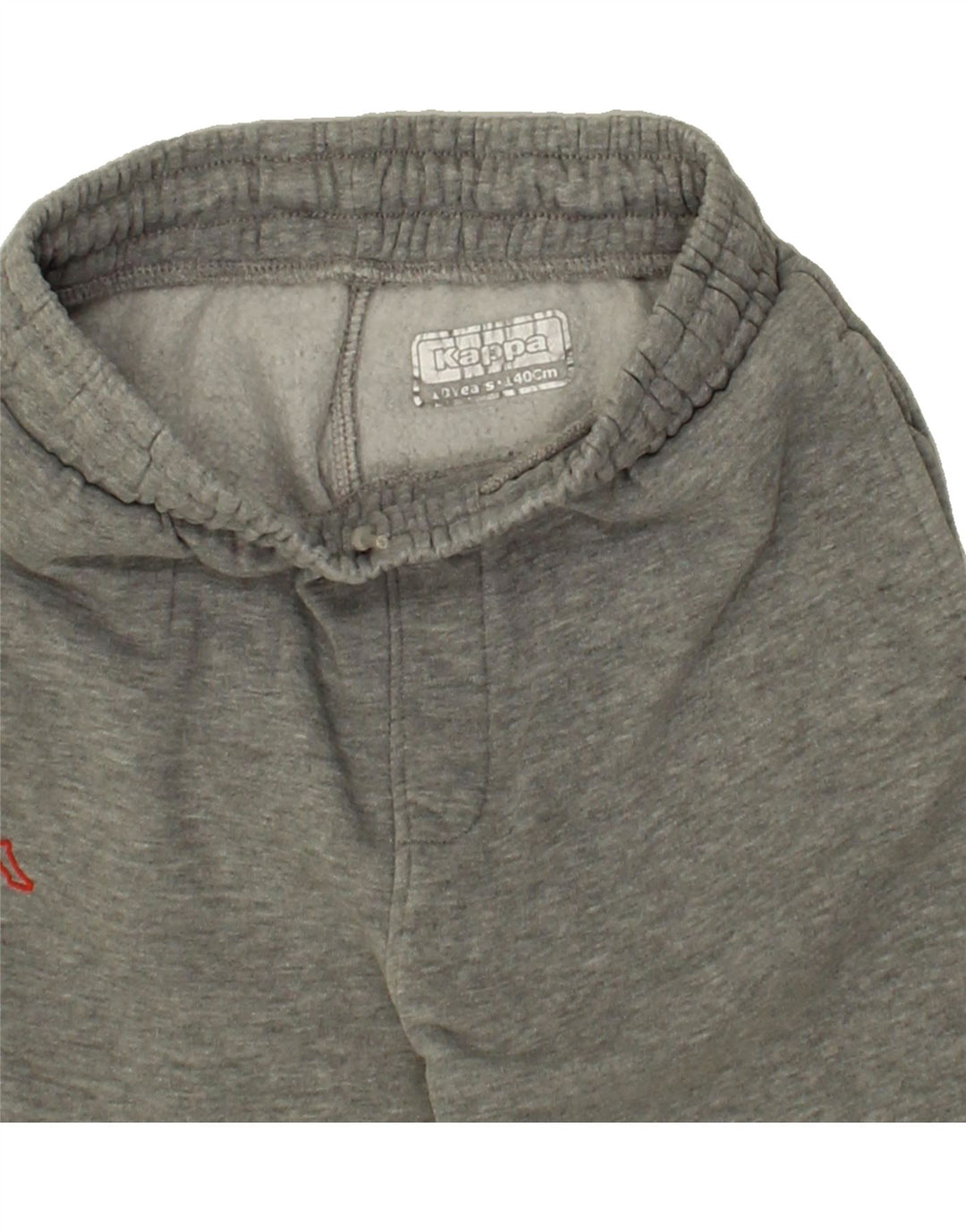 KAPPA Boys Graphic Tracksuit Trousers Joggers 9-10 Years  Grey Vintage Kappa and Second-Hand Kappa from Messina Hembry 