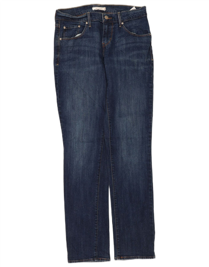Женские прямые джинсы Levi's 505 W28 L32 синие, хлопок