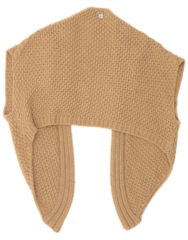 Liu Jo Womens Bolero Jumper UK 14 Large Beige Cotton