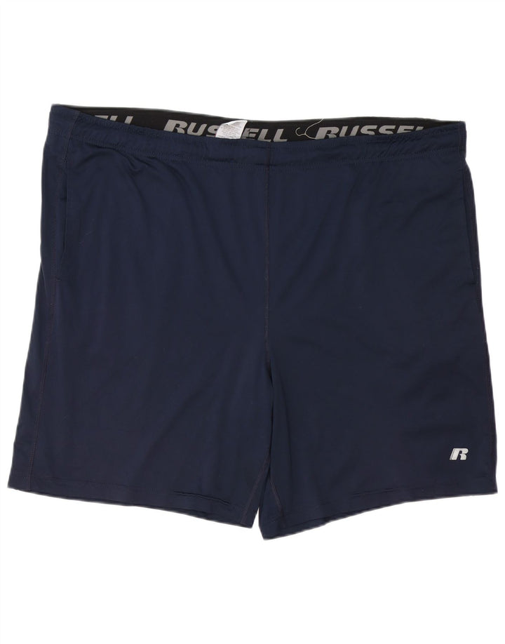 Мужские спортивные шорты RUSSELL ATHLETIC XL, темно-синий, полиэстер
