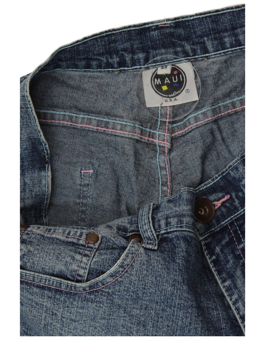 Женские джинсы-капри MAUI AND SONS EU 44 XL W34 L21 синие