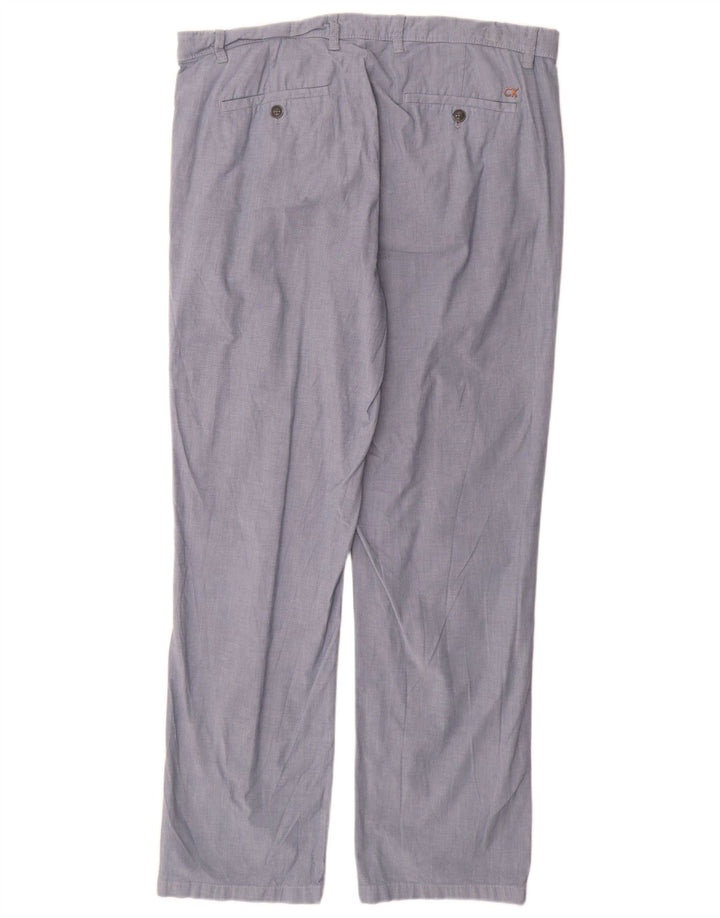 Мужские прямые брюки чинос CALVIN KLEIN W34 L32 синие