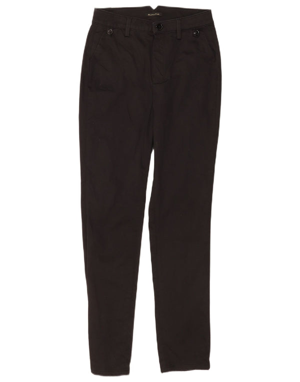 Брюки-чиносы женские Massimo Dutti скинни EU 34 2XS W24 L28 черные