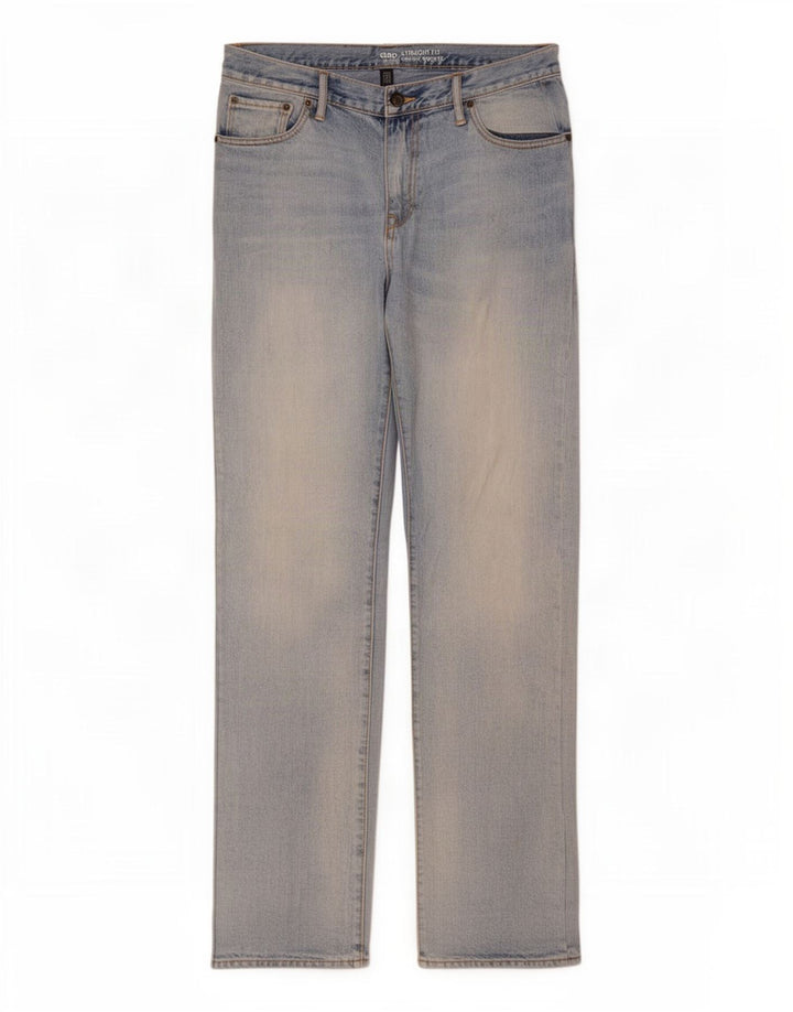 Мужские прямые джинсы Gap W34 L34 синие, хлопок