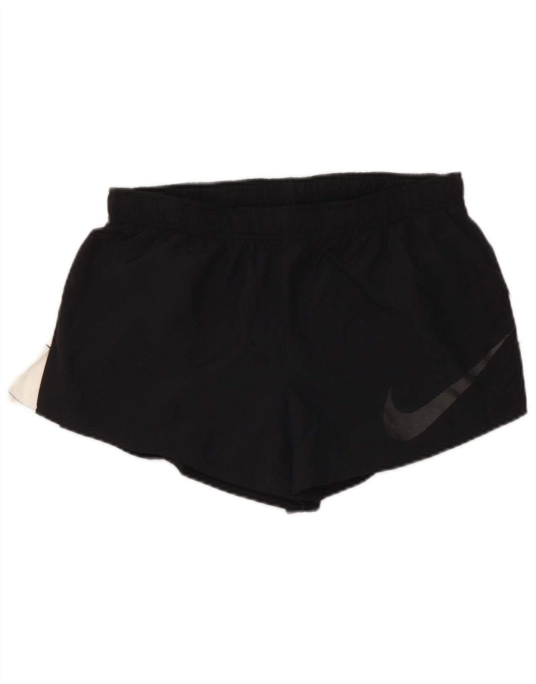 Женские спортивные шорты Nike UK 14, средние черные спортивные шорты из полиэстера