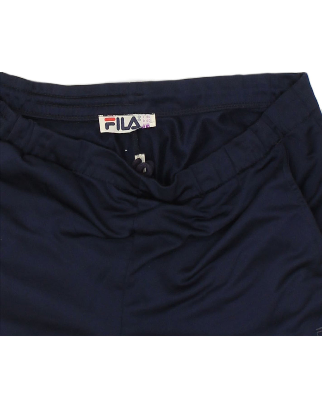FILA Mens Tracksuit Trousers Joggers IT 46 Small Navy Blue Polyester | Vintage Fila | Thrift | Second-Hand Fila | Used Clothing | Messina Hembry 