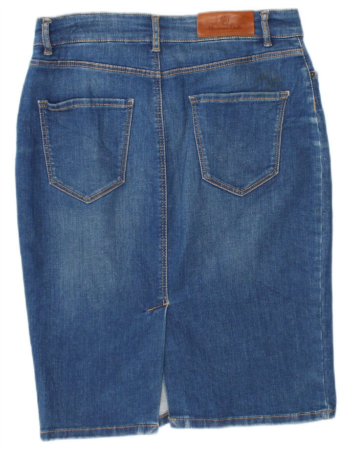 Юбка женская джинсовая Massimo Dutti EU 38 Small W28 Синяя