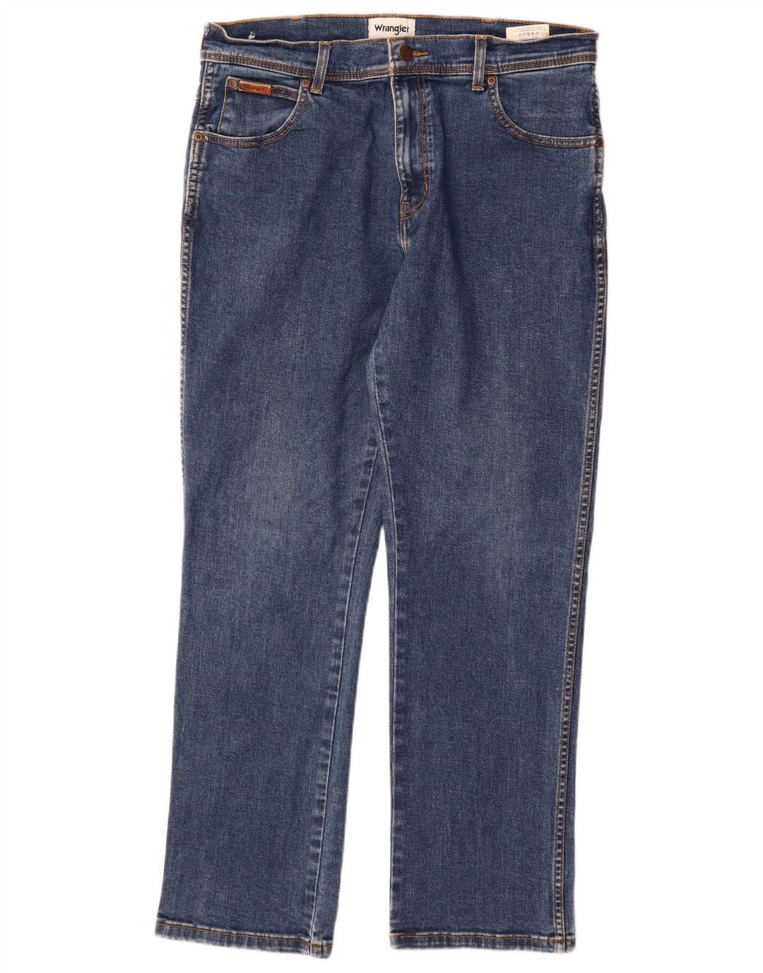 Мужские прямые джинсы WRANGLER Texas W34 L30, синий хлопок