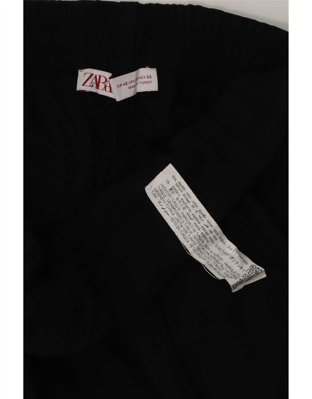 Мужские шорты-карго Zara EU 42, большие, W32, черные, хлопковые