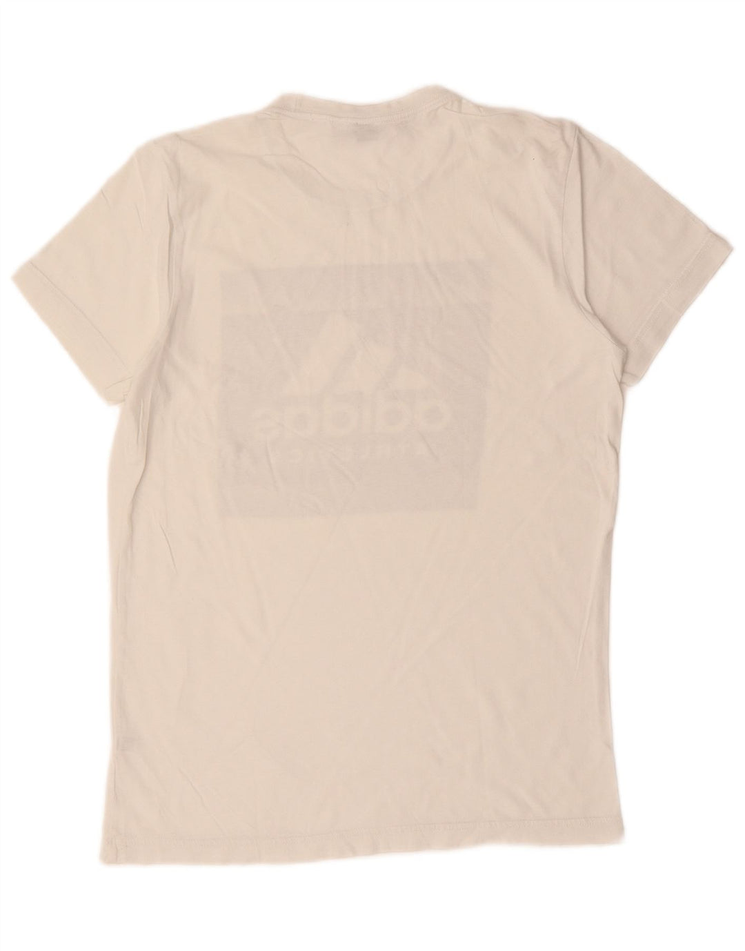 Мужская футболка Adidas с рисунком, маленький белый хлопок