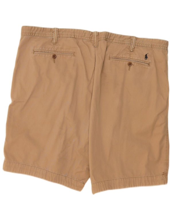 POLO RALPH LAUREN Mens Classic Fit Chino Shorts W46 3XL Beige Cotton