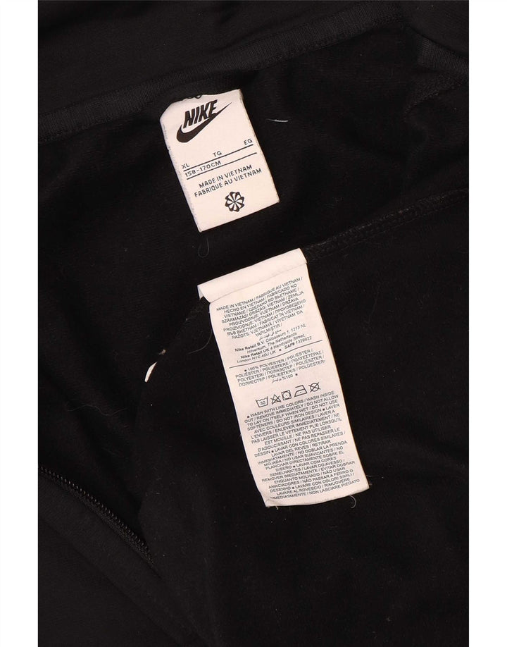 Спортивный костюм Nike для мальчиков, верхняя куртка 13–14 лет, XL, черный полиэстер
