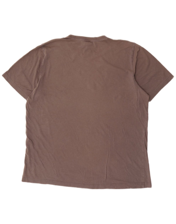 Adidas Мужская футболка с рисунком Top XL Серый хлопок
