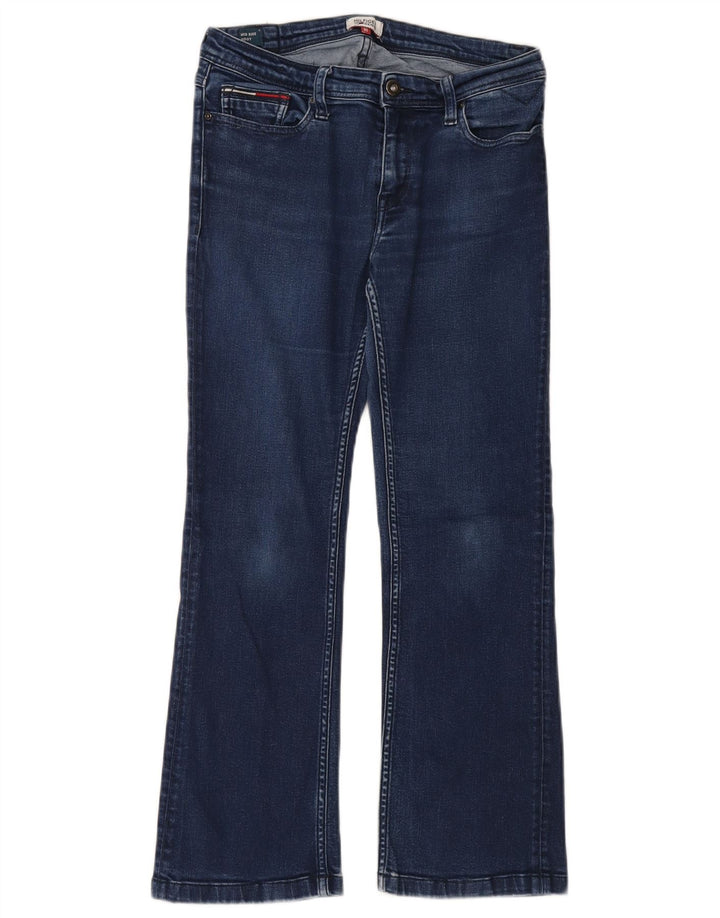 Женские джинсы Bootcut со средней посадкой Tommy Hilfiger W32 L26, синие, хлопок