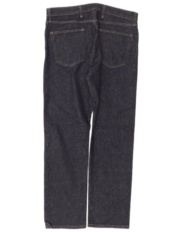 Мужские узкие джинсы Dockers W34 L32, темно-синий хлопок