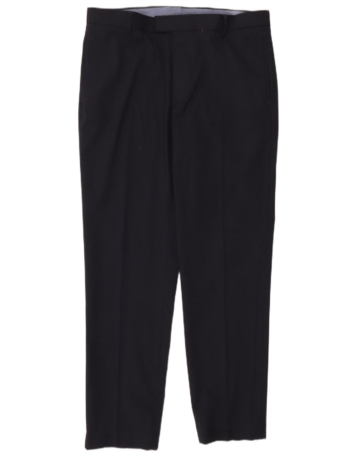 Мужские узкие брюки Marks & Spencer W36 L31 темно-синие