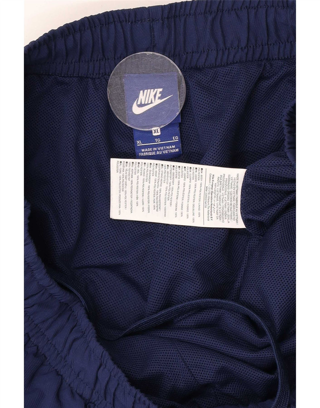 Мужские спортивные брюки Nike Joggers XL темно-синие из полиэстера