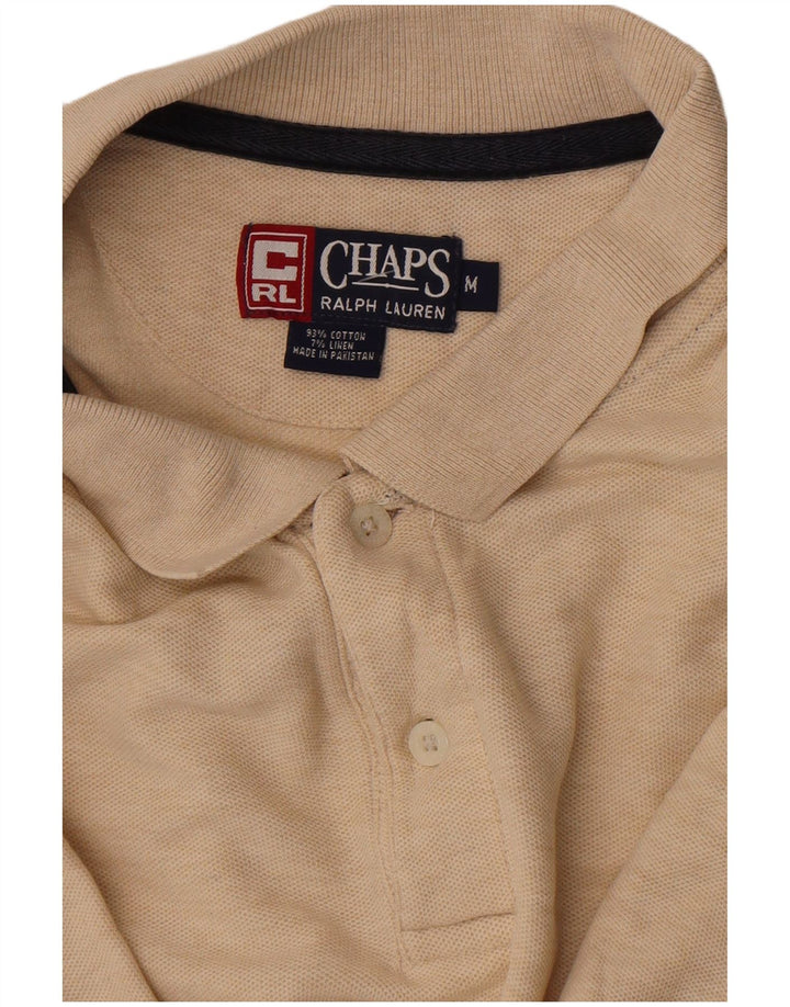 Мужская рубашка-поло CHAPS RALPH LAUREN, средний цвет, бежевый хлопок с крапинками
