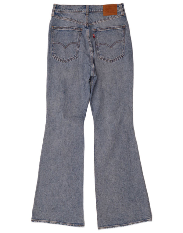 Женские расклешенные джинсы Levi's с высокой посадкой W29 L32, синий хлопок