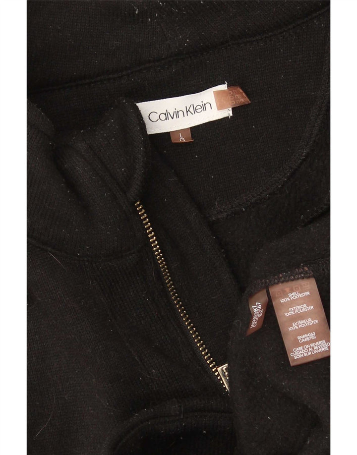 Женский спортивный костюм Calvin Klein, верхняя куртка UK 16, большой черный полиэстер