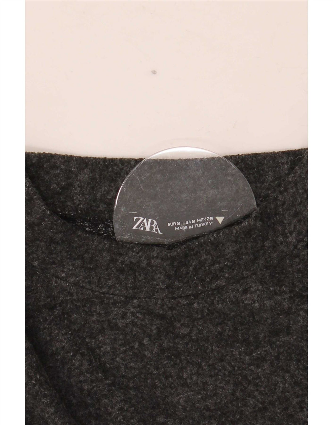 Женский топ Zara с длинным рукавом UK 10, маленький серый