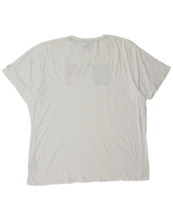 Мужская футболка New Era с рисунком из натуральной продукции, размер 3XL, белый хлопок