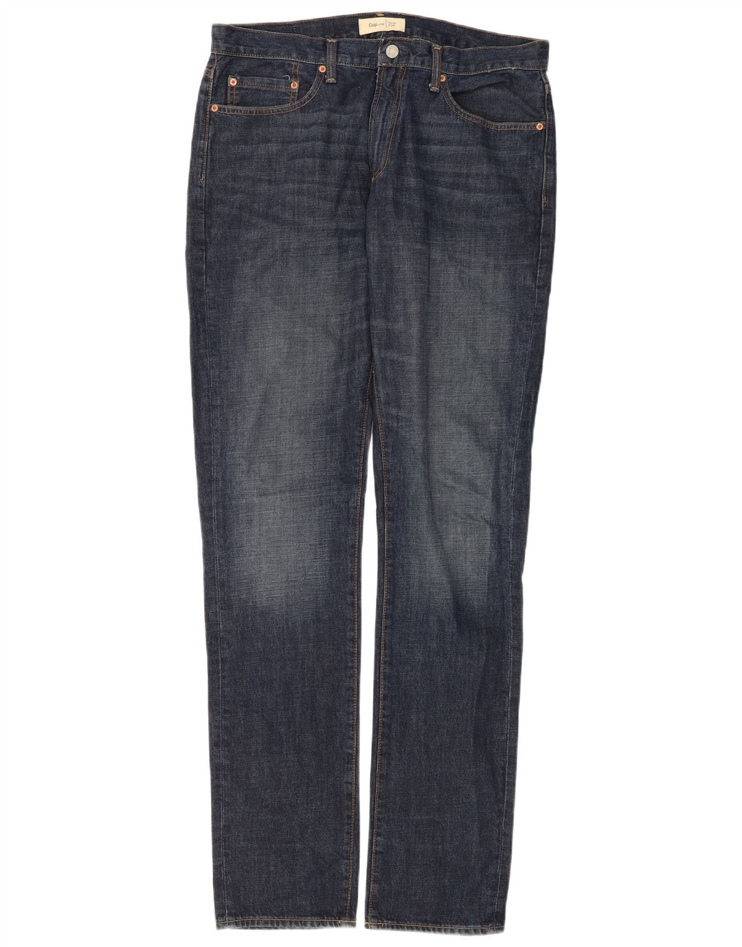 Джинсы мужские узкие Gap W34 L30 синие, хлопок