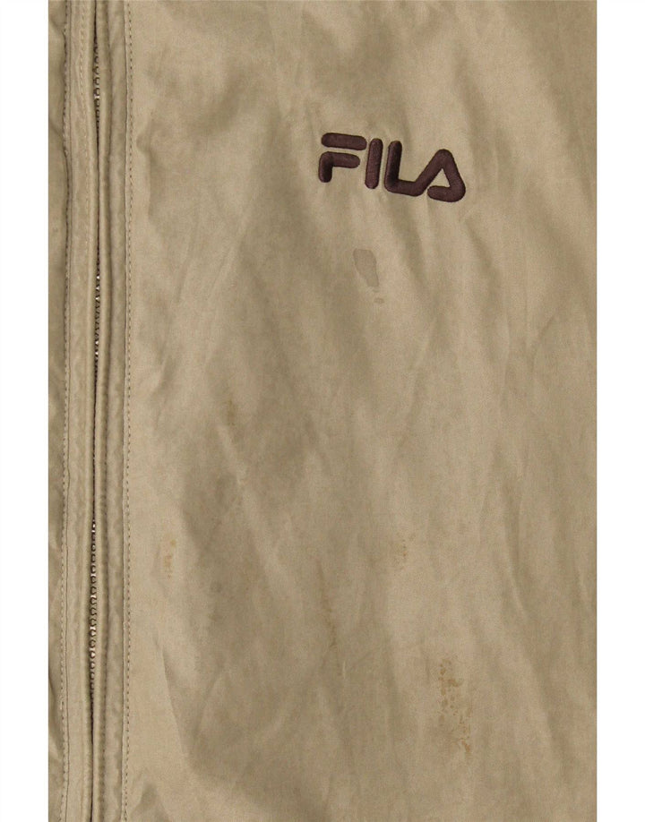 Мужская дождевик Fila UK 40, большой серый полиэстер