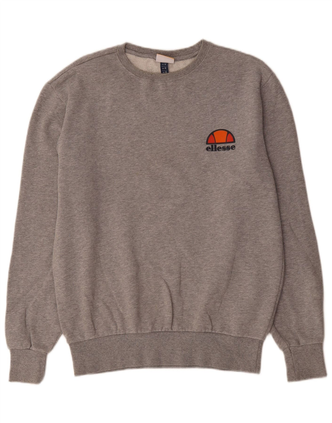 Мужской свитшот Ellesse, хлопковый джемпер среднего серого цвета