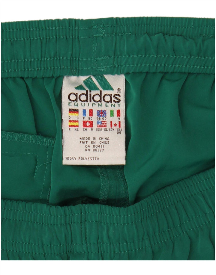 Мужские спортивные шорты Adidas UK 40, средний зеленый полиэстер
