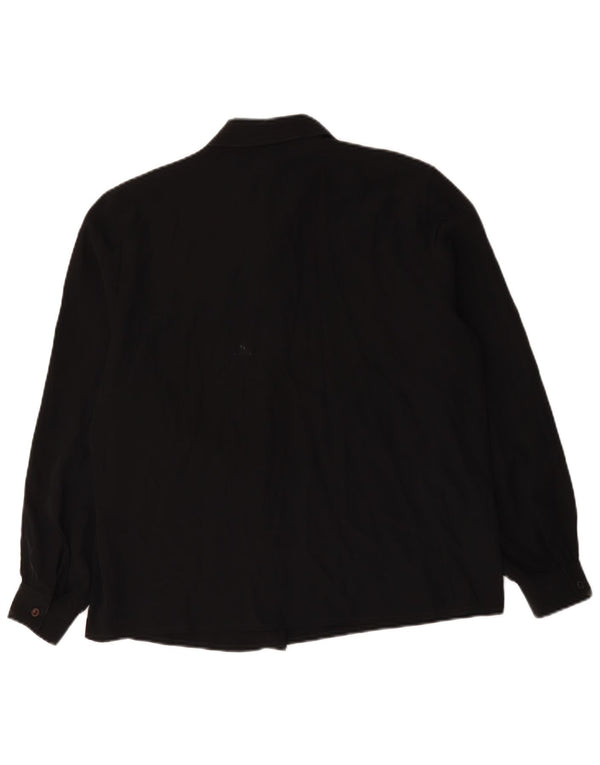 Женская блузка-рубашка Primavera Firenze UK 18 XL, черный полиэстер
