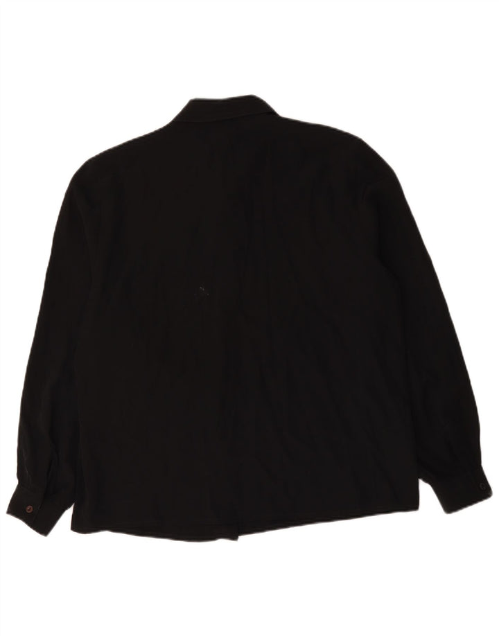 Женская блузка-рубашка Primavera Firenze UK 18 XL, черный полиэстер