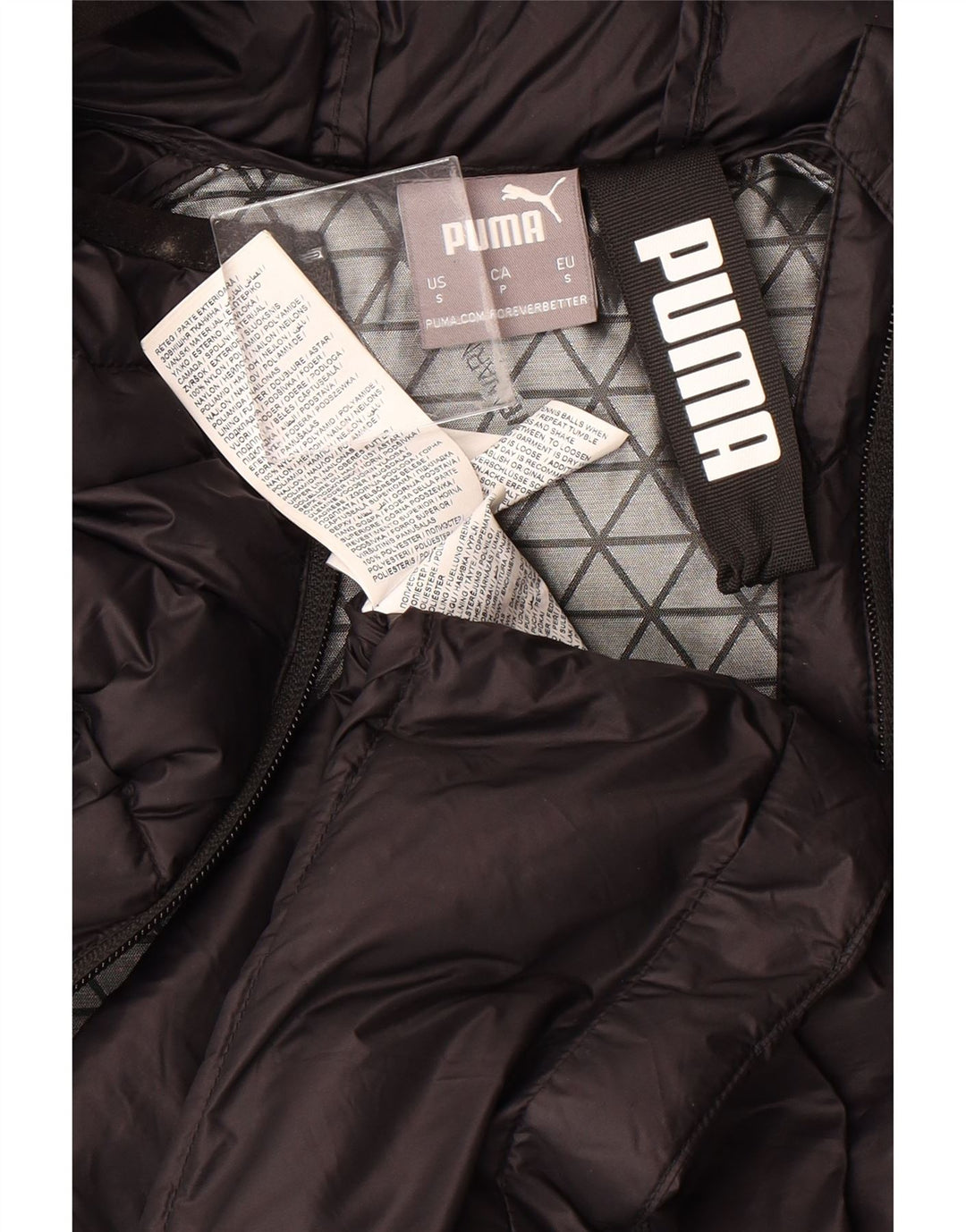 Womens Oversized Hooded Padded Jacket UK 10 Small