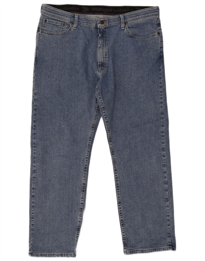 Мужские прямые джинсы Wrangler W38 L30 синие, хлопок