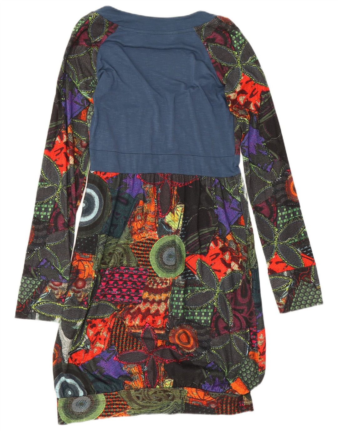 Женское платье-футляр Desigual UK 12, средний разноцветный с геометрическим узором