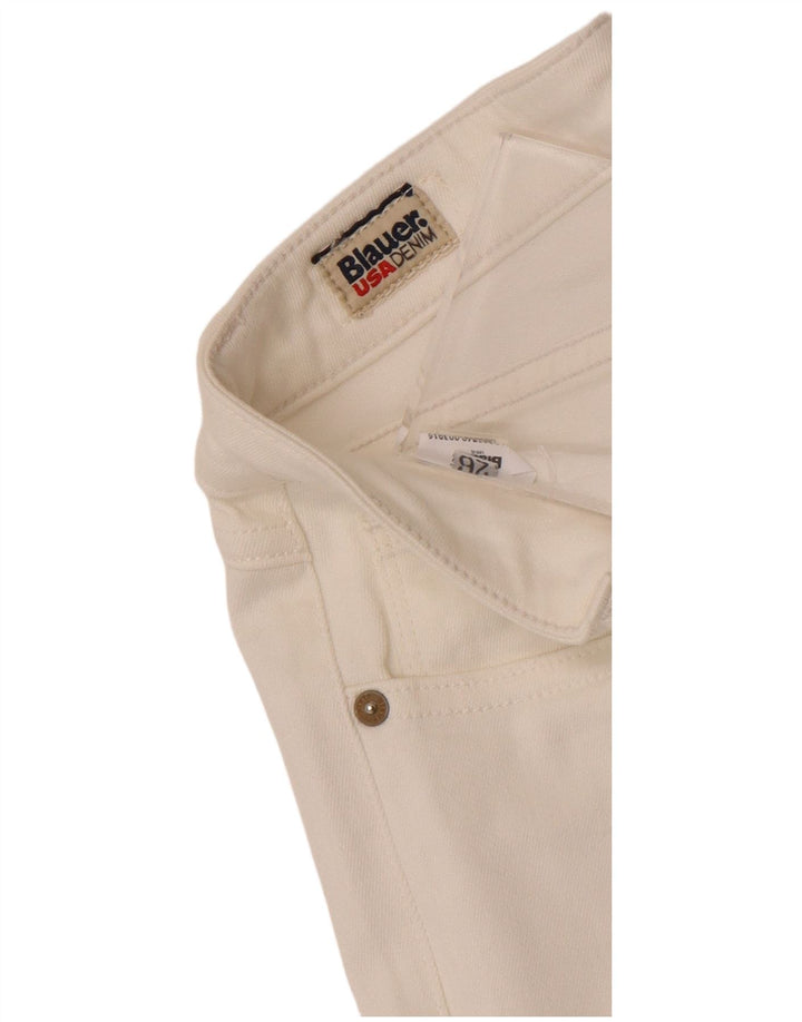 Женские джинсы скинни Blauer W26 L26 белые