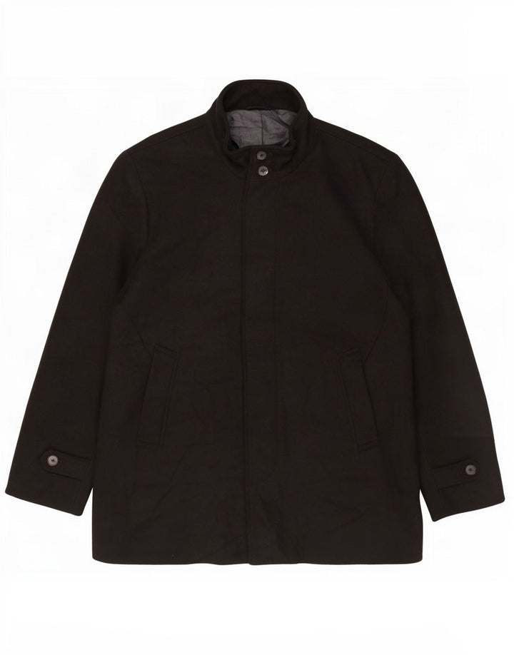 Мужское пальто Marks & Spencer UK 46 3XL, черный полиэстер