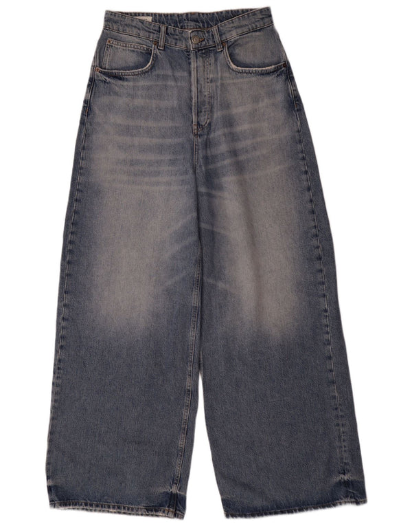 Мужские широкие джинсы ZARA EU 38, маленькие W30 L31, синие, хлопок