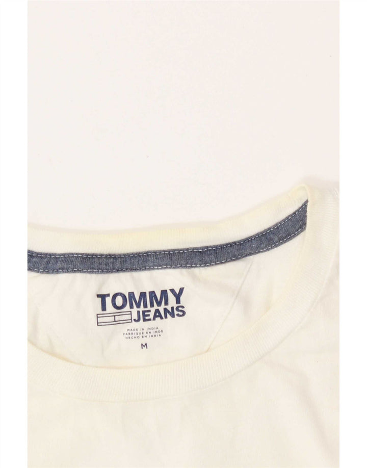 Мужская футболка с рисунком Tommy Hilfiger, средний белый