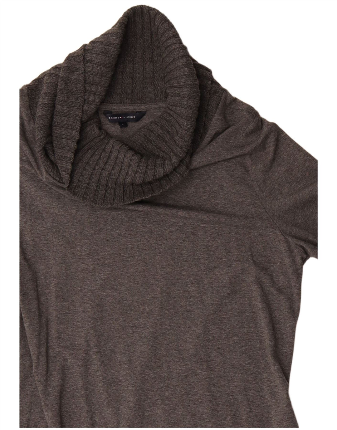 Женское платье-футляр Tommy Hilfiger UK 14, большое серое, вискоза