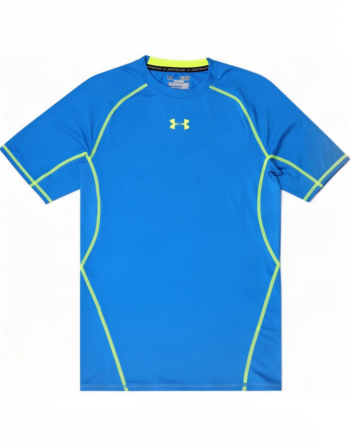 Мужская футболка Under Armour Heat Gear, верх, средний синий полиэстер