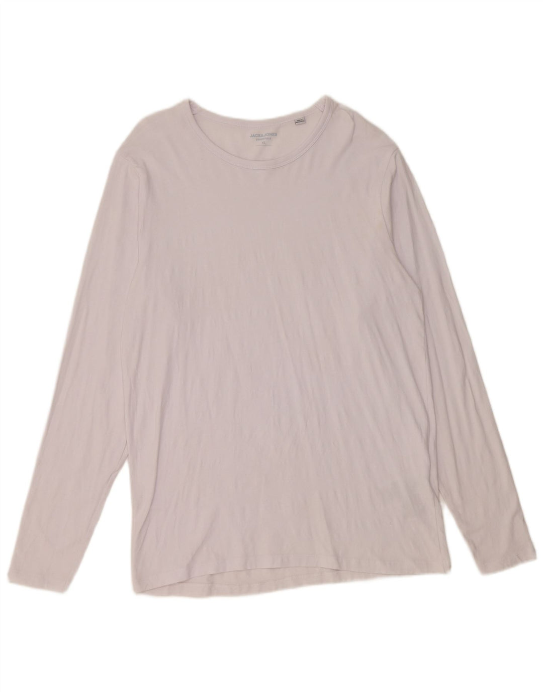 Мужской топ Jack & Jones с длинным рукавом XL, белый хлопок
