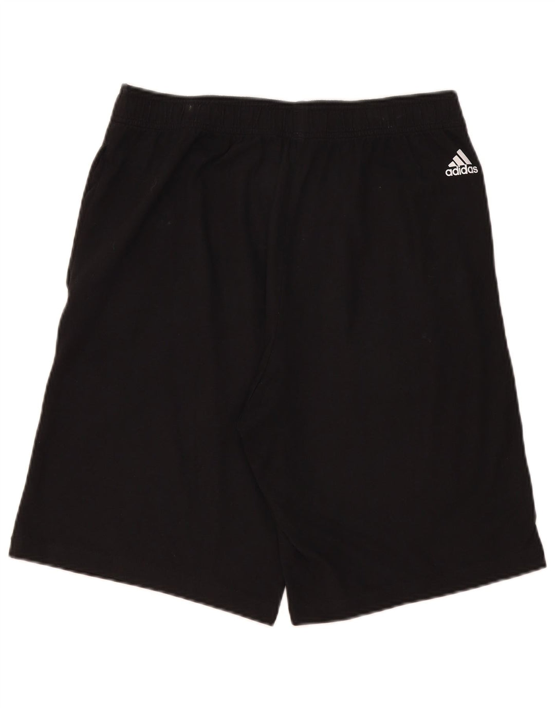 Мужские спортивные шорты Adidas с графическим рисунком, средний черный хлопок