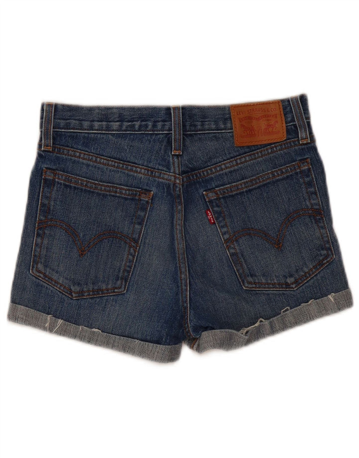 Женские джинсовые шорты Levi's W26, маленькие синие, хлопок