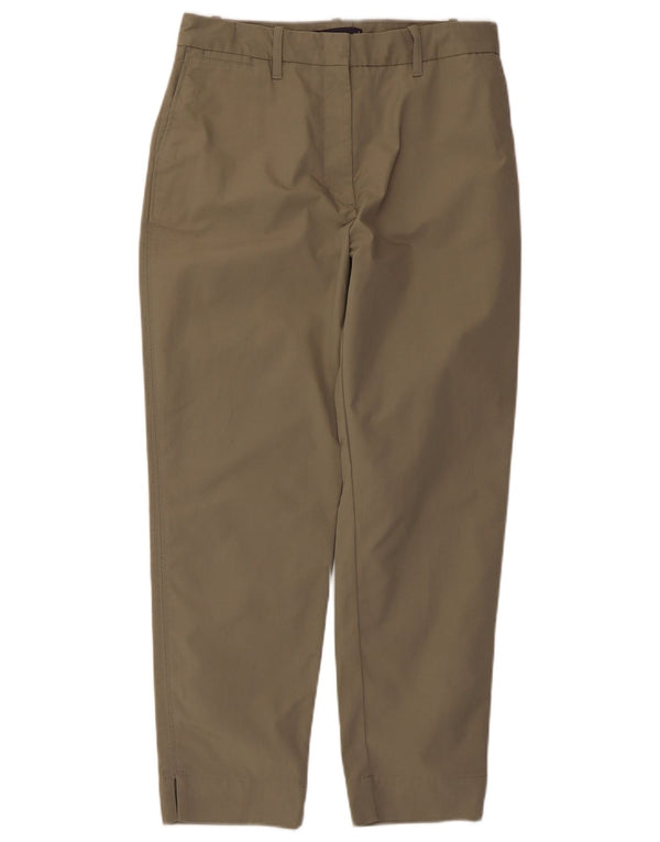 Женские зауженные брюки-чиносы Marks & Spencer UK 10, маленькие W30 L26, хаки